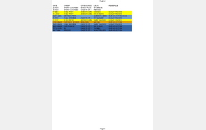 planning competitions piscine